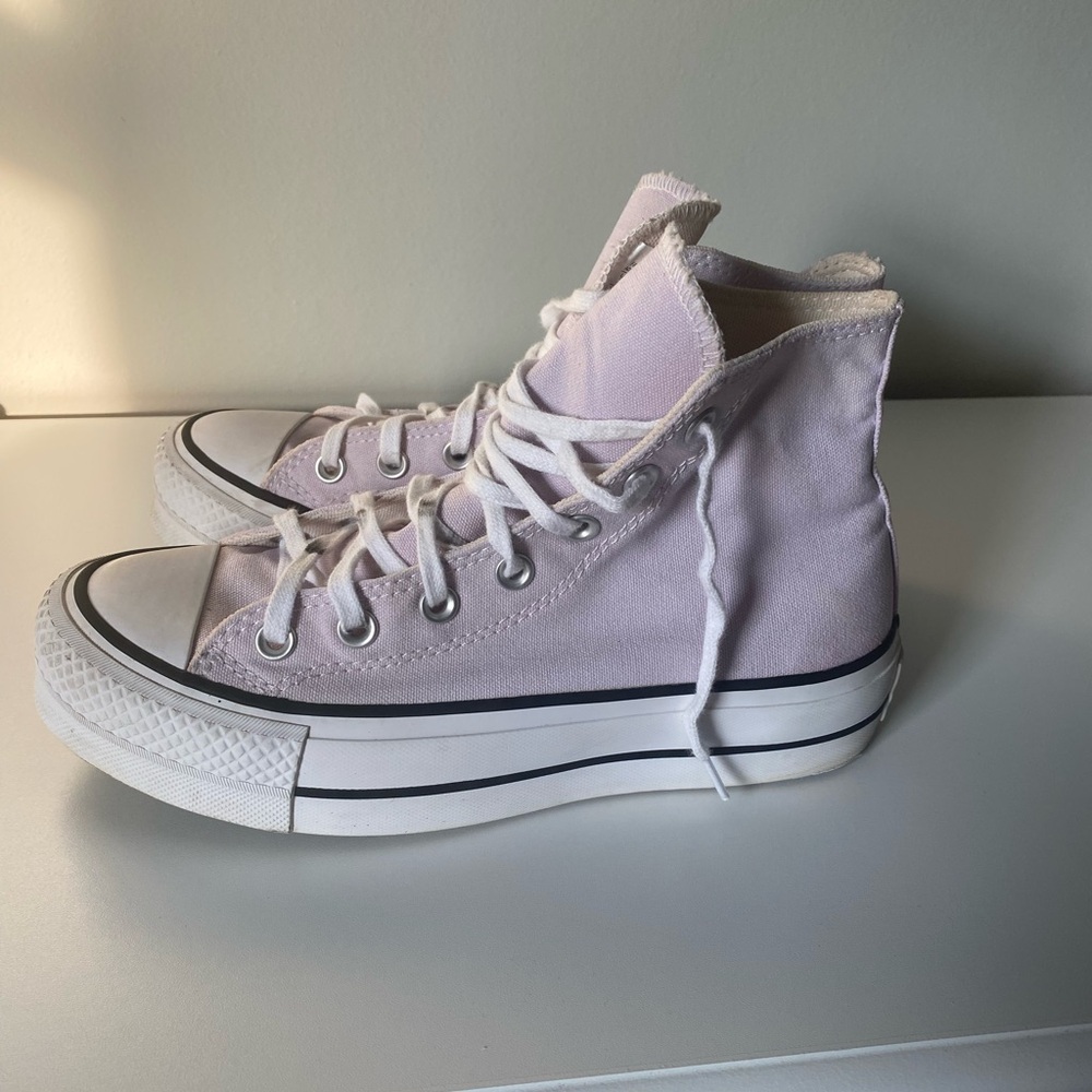 Purple Platform Converse